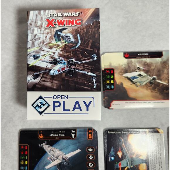 Star Wars X-Wing Fantasy Flight Games Open Play Card Game New Open Box - Picture 9 of 10
